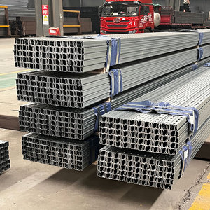 Nhà máy trực tiếp bán hàng c-loại thép mạ kẽm hồ sơ năng lượng mặt trời Khung hệ thống nhúng nóng mạ kẽm cho ASTM U C kênh - Product Image 6