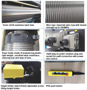 <span class=keywords><strong>Allman</strong></span> – équipement de levage, palan électrique à câble métallique 10T, palan électrique à câble métallique haute performance - Product Image 6