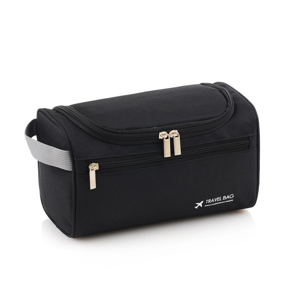 Trousse de toilette épaisse, noire