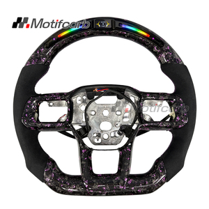 Volante de Fibra de Carbono Forjado LED Personalizado para Ford Mustang 7.ª Generación S650 GT GTD Dark Horse Shelby Coupé 2024-2026 - Product Image 1