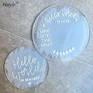 20 Pezzi di Dischi Acrilici Trasparenti Circolari, Targhette Rotonde in Acrilico, Segnapunti in Plastica Trasparente - Product Image 4
