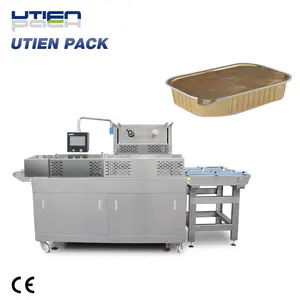 China top brand auto food lid tray Sealing Machines for packaging ready meal