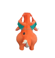 Disfraz de la mascota Charizard dinosaurio inflable único para Pokemoned Cosplay vestido caminar Charizard dragón disfraces