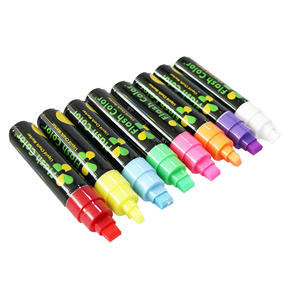 Bonvada Smooth <b>Writing</b> Erasable Liquid Chalk Markers Dry-Erase & Wet-Erase 6mm Tip Custom Logo Reversible Tip Chalkboard Label - Product Image 2