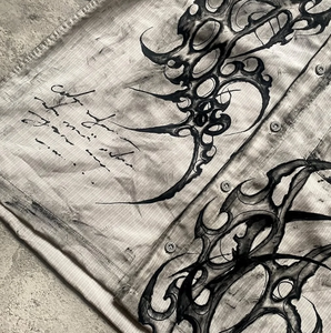 Chemise pour <span class=keywords><strong>homme</strong></span> DIHUI, style Y2K, imprimé <span class=keywords><strong>tribal</strong></span> peint à la main, effet vieilli, streetwear vintage, manches courtes, boutonnée - Product Image 5
