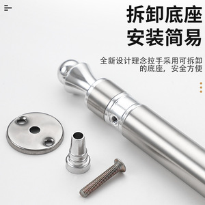Poignée de porte en acier inoxydable Xinshengfa, montage en surface, couleur argent or, pour porte en bois, poignée de sécurité pour armoire - Product Image 3