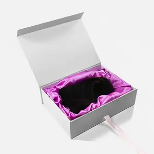 Manufacturer Low MOQ Free Design Recyclable Wig Packaging Boxes Luxury Custom Wig Boxes