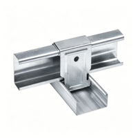 Composants de grille de plafond galvanisée certifiés ISO9001, cadre en acier pour faux-plafond suspendu
