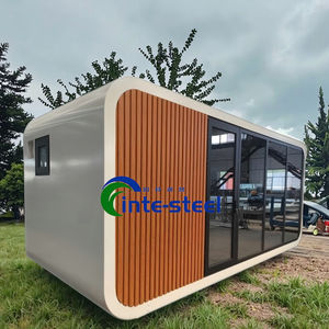 मोबाइल कार्यालय कैप्सूल मिनी मोबाइल प्रीफैब हाउस छोटे घर के कार्यालय में सेब केबिन डिचेबल कंटेनर पोर्टेबल हाउस - Product Image 5