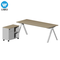 Bureau de direction en bois avec tiroirs - Design moderne, ergonomique, durable, anti-rayures, extensible, garantie 3-5 ans, usage commercial