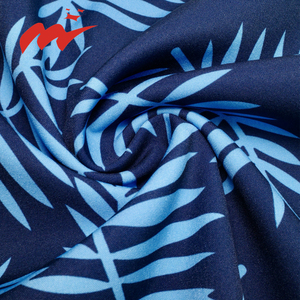 Super morbido peso leggero 125gsm stampato digitale 100D tessuto in poliestere <span class=keywords><strong>Spandex</strong></span> 4 vie tessuto elasticizzato per le donne camicette camicie - Product Image 2