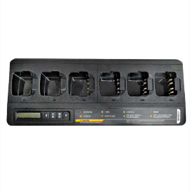 MOTOROLA PMPN4283A Pmpn4283 Six Way Battery Charger Multi Channel Impres 2 Compatible DP2400 DP2600 DP4400 DP4601e DP4801e Radio