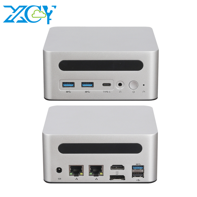 AMD R7 8845HS MINI PC Dual DDR5 RJ45 2.5G LAN HD DP 4K Display 780M Graphics Gaming Portable Gamer Micro Computer
