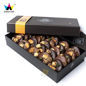 Strawberry Chocolate Bar Packaging <b>Gift</b> Paper <b>Box</b> With Dividers <b>Empty</b> Food Grade Magnetic Chocolate <b>Box</b> With EVA Insert - Product Image 2