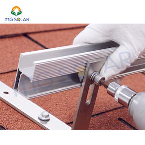 Алюминиевый профиль для крепления солнечных панелей, алюминиевая направляющая для системы монтажа солнечных панелей - Product Image 3