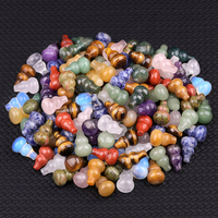 Produits de haute qualité 20mm Aventurine verte naturelle Collection de pierres précieuses vertes en forme de gourde Accessoire de bricolage