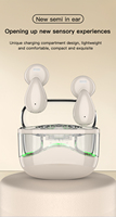 Q29 Casque intra-auriculaire sans fil Design transparent BT5.4 HD ANC Écouteurs antibruit True Blue Colorful Tooth avec JL Chipset