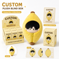 Porte-clés en peluche personnalisé, boîte mystère, carte de collection, figurine en peluche personnalisée, poupée en coton, personnage d'idole, mascotte, cadeau promotionnel