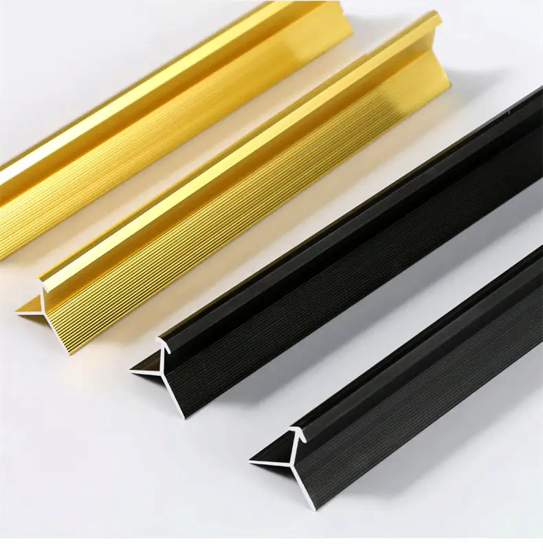 trim strip metal wall panel tile edge aluminum decorative strip