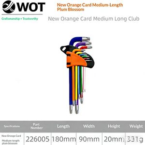 Clé hexagonale à tête sphérique en gros, outils de vélo, clé hexagonale intérieure à six <span class=keywords><strong>pans</strong></span>, adaptée à de multiples scénarios, en stock - Product Image 5