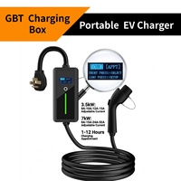 Nouveau chargeur EV portable 7KW 32A GBT, câble de charge pour voiture électrique NEMA 14-50 niveau 2, 5M, IP66, étanche, EVSE