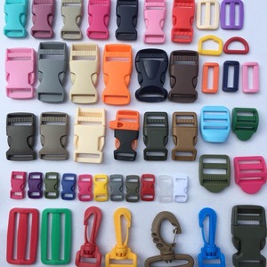 POM buckle, three-position adjustable buckle, bag accessory, plastic buckle, <b>webbing</b> buckle, adjustable, colored - Product Image 4