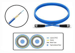 Cable de Fibra Óptica Blindado para Exteriores, SC APC FC LC UPC ST SCAPC, Monomodo G657A2 SM MM OM1, Cable de Fibra Óptica Blindado - Product Image 6