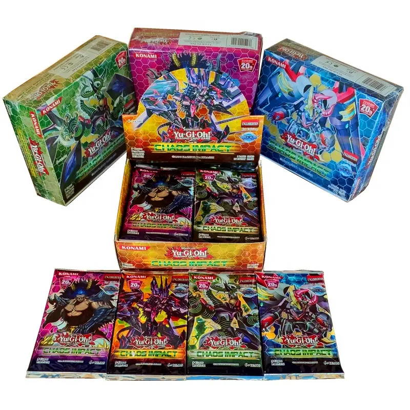 Nhà Máy Bán Buôn Giá Rẻ 216 cái/bộ Yugioh Chơi Thẻ Đầy Đủ Thẻ Đồ Chơi Yugioh Booster Hộp Kinh Doanh Thẻ Trò Chơi Sàn Hộp Rush Do