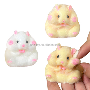 Generic Cute Hamster <b>Cat</b> Paws <b>Squishy</b> Squeeze Toys Stress Relief Squishies for Kids Adults Fidget Toys for Pinch Family Party - Product Image 2