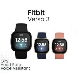 EDS para Reloj Inteligente <span class=keywords><strong>Versa3</strong></span> AMOLED de Silicona con Monitorización de Frecuencia Cardíaca, Conteo de Pasos, Detección de Ejercicio y Sueño - Product Image 1