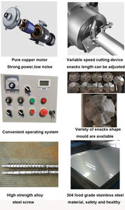 เครื่องอัดรีดมันฝรั่งเครื่องทำขนมพัฟขนมข้าวโพดไส้หลัก - Product Image 2