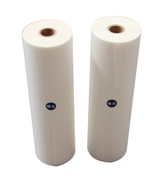 Film de plastification thermique en BOPP Enjoybong 25 microns 320 mm A3 brillant/mat, résistant à l'humidité, 200 m/rouleau, colle de plastification à sec en rouleau