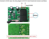 Modul Penerima Relay 2CH DC 12V Saklar Kontrol Jarak Jauh Nirkabel Universal Dengan Pemancar RF 2 Saluran 433 Mhz