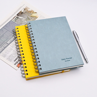 Libreta de Agenda Personalizada con Diseño de Logotipo, Impresión Artística en Espiral A5, Tapa Dura de Papel Kraft, Agenda de Regalo, Cuaderno de Oficina de Cuero PVC A4 A6