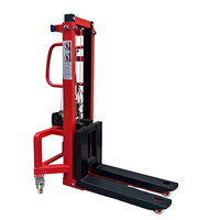 Grue élévatrice compacte et stable 1,2 m 1,6 m 300 kg avec fourche réglable, télécommande sans fil et conception détachable pour levage de matériel audio de scène