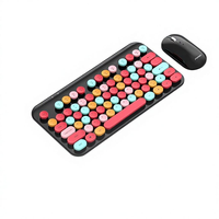Ensemble clavier et souris sans fil ergonomique élégant WI9 2.4G silencieux pour le bureau et le jeu en stock