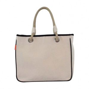Sac de shopping en toile de coton personnalisé avec logo 18 oz avec fermeture éclair - Product Image 3