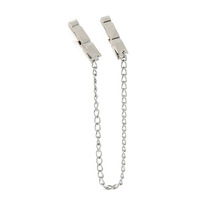 Pince à mamelon avec chaîne en métal pour femmes fétiche au sein Clips de lèvres Stimulation masseur Bdsm Bondage produits de sexe érotiques