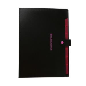 Carpeta de archivos expansible de 8 bolsillos con cierre de botón, tamaño carta <span class=keywords><strong>A4</strong></span>, organizador de recibos de documentos de papel, carpeta de archivo de acordeón - Product Image 5