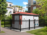 CNKEEYA 10kV 630kVA-2500kVA IP30 Sous-station de type boîtier métallique pour système de transmission et de distribution d'énergie industrielle