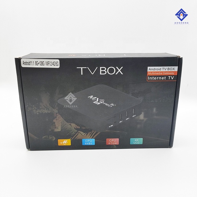 S905W HD 4K Android 9.0 Smart Set-Top Box with WiFi and Remote Control Instructions for OTT TV Streaming
