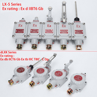 Interrupteur de voyage antidéflagrant DLXK, interrupteur de fin de course série LX5, types Z, L, B, D, H, N, 220V, 380V, 5A, Exd IIB T6