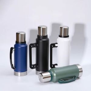 Termo de Gran Capacidad de 1L, 1.4L, 1.9L, Botella de Agua Aislada al Vacío de Acero Inoxidable para Viajes al Aire Libre - Product Image 2