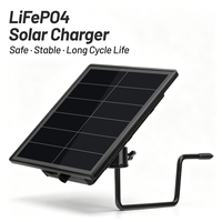 Kits de panneaux solaires 5W BC avec batterie LiFePO4 3,2 V intégrée, sortie CC 5V 6V 9V 12V pour dispositif IoT ESP32 WiFi BLE LoRa, nœud solaire maillé