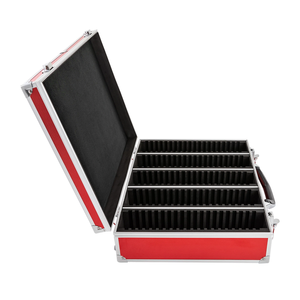 กล่องเก็บเหรียญอะลูมิเนียมพร้อมกุญแจล็อคสำหรับใส่เหรียญแบบแผ่นที่ได้รับการรับรอง 100 ชิ้น - Product Image 3