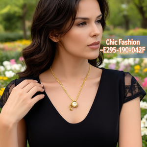 Collar con Colgante de Moda Chic - E295-190-042F - Product Image 3
