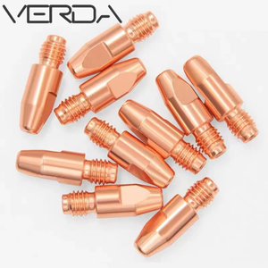 Binzel Contact <strong>Tip</strong> Welding <strong>Tips</strong> Spare Parts 0.6 0.8 1.0 1.2 Red Copper Binzel MB36KD Contact <strong>Tips</strong> - Product Image 4