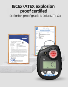 เครื่องตรวจจับก๊าซเดี่ยวที่มี IP68ได้รับการรับรองจาก iecatex - Product Image 3