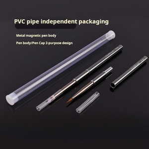 New Metal Pen Holder Nail <b>Brush</b> Set of 15 Nail Salon Exclusive Customizable Personal Brand logo Nail <b>Brushes</b> - Product Image 6
