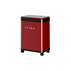 Crieo Telescopic Trash Can 6035 Rectangular Wheeled Indoor Waste Bin for Kitchen Living Room - Product Image 1